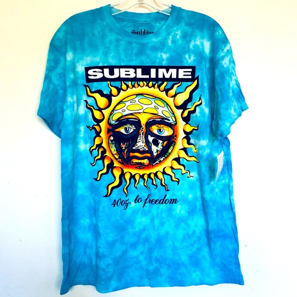 Sublime Classic Sun Tie Dye Tee Shirt - Picture 1 of 3